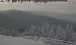 Lysá hora, pohled na východ