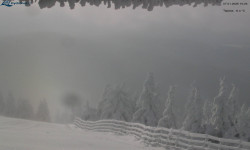 Lysá hora, pohled na východ