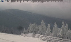 Lysá hora, pohled na východ