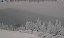 Lysá hora, pohled na východ