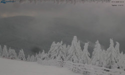 Lysá hora, pohled na východ