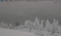 Lysá hora, pohled na východ