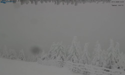 Lysá hora, pohled na východ