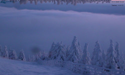 Lysá hora, pohled na východ