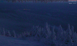 Lysá hora, pohled na východ