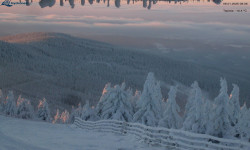 Lysá hora, pohled na východ