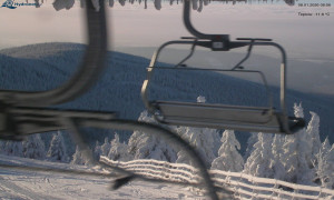 Město Rokytnice nad Jizerou - Lysá hora, pohled na východ - 8.1.2026 v 09:00 Město Rokytnice nad Jizerou - Lysá hora, pohled na východ - 8.1.2026 v 09:00
