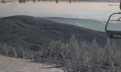 Lysá hora, pohled na východ