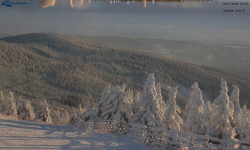 Lysá hora, pohled na východ