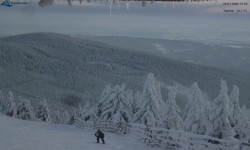 Lysá hora, pohled na východ