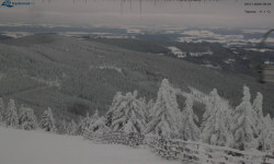 Lysá hora, pohled na východ