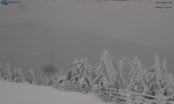 Lysá hora, pohled na východ