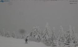 Lysá hora, pohled na východ