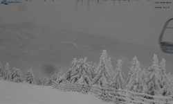 Lysá hora, pohled na východ