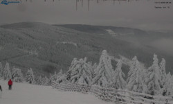 Lysá hora, pohled na východ