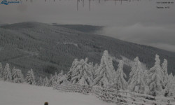 Lysá hora, pohled na východ