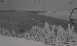 Lysá hora, pohled na východ