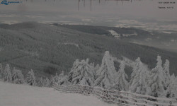 Lysá hora, pohled na východ