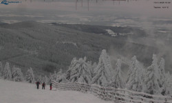 Lysá hora, pohled na východ