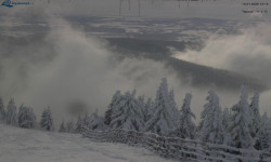 Lysá hora, pohled na východ