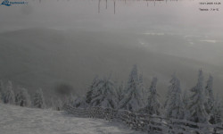 Lysá hora, pohled na východ