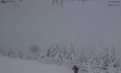 Lysá hora, pohled na východ