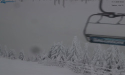 Lysá hora, pohled na východ