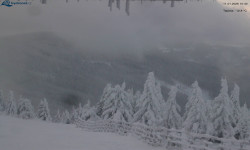 Lysá hora, pohled na východ