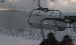 Lysá hora, pohled na východ