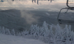 Lysá hora, pohled na východ