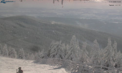 Lysá hora, pohled na východ