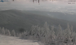 Lysá hora, pohled na východ