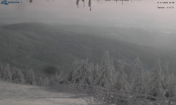 Lysá hora, pohled na východ