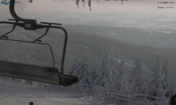 Lysá hora, pohled na východ