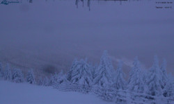 Lysá hora, pohled na východ