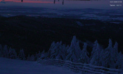 Lysá hora, pohled na východ