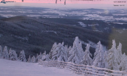 Lysá hora, pohled na východ