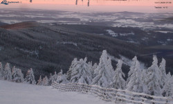 Lysá hora, pohled na východ