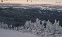 Lysá hora, pohled na východ