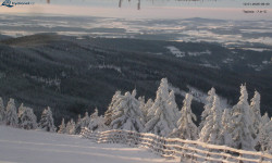 Lysá hora, pohled na východ