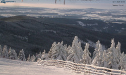 Lysá hora, pohled na východ