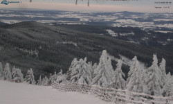 Lysá hora, pohled na východ