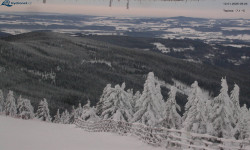 Lysá hora, pohled na východ