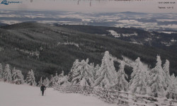 Lysá hora, pohled na východ