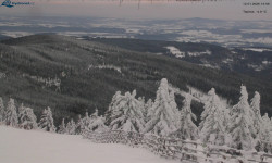 Lysá hora, pohled na východ