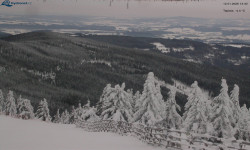 Lysá hora, pohled na východ