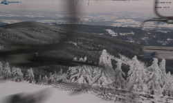 Lysá hora, pohled na východ