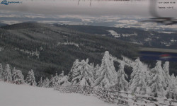 Lysá hora, pohled na východ