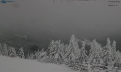 Lysá hora, pohled na východ