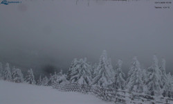 Lysá hora, pohled na východ